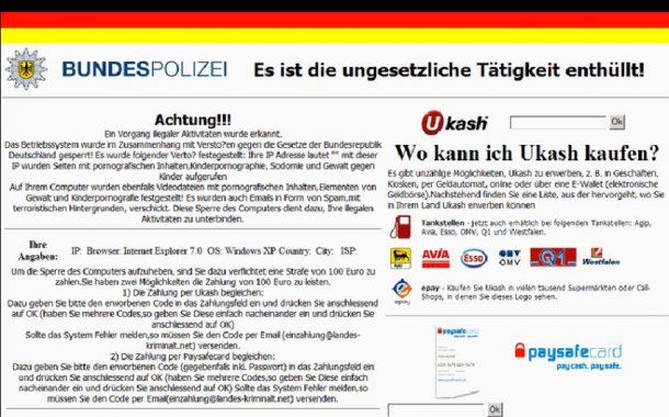 Neue Variante des Bundeskriminalamt Trojaner gesichtet!
